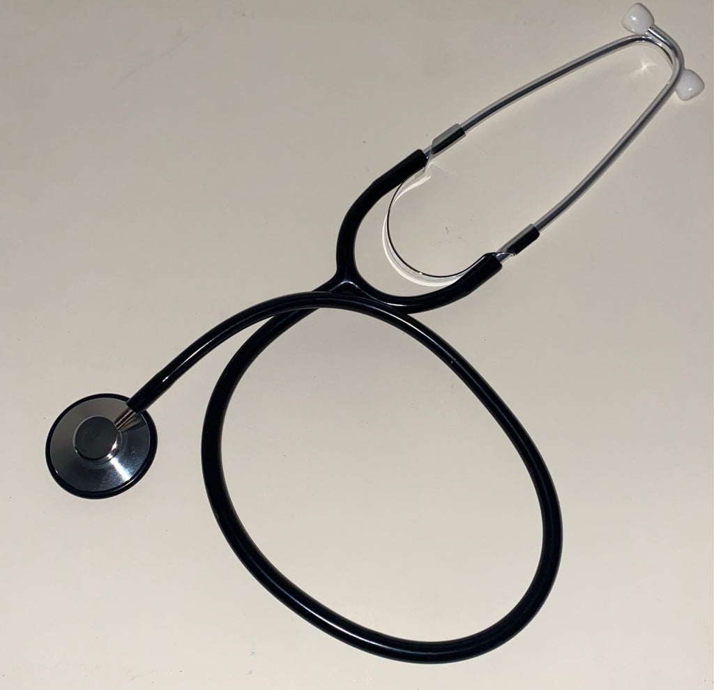22 Inch Single Head Stethoscope Nurse Black